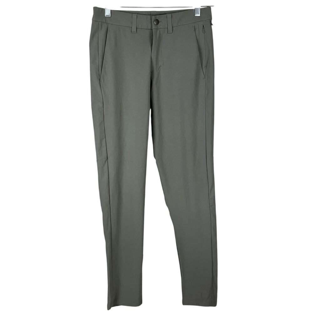 Lululemon Commission Pant Slim Warpstreme Grey Sage Men's Size 28 x 29 EUC